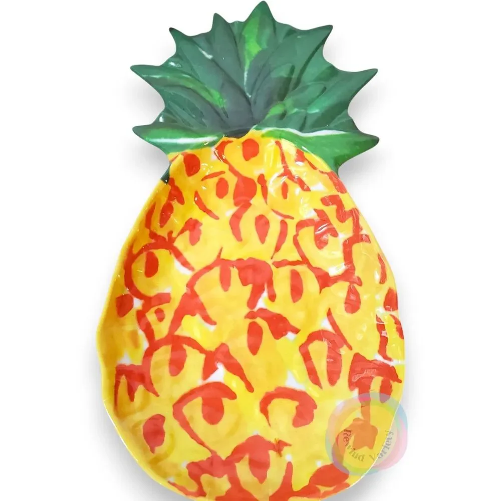 Sur La Table Melamine Pineapple Dishes Set of 5
